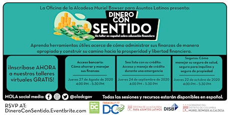 Dinero con Sentido: Un taller en español sobre educación financiera