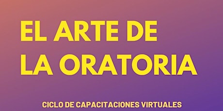 Imagen principal de Workshop: "EL ARTE DE LA ORATORIA"