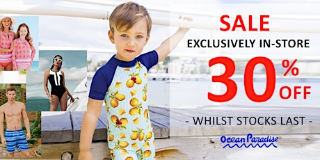 30% OFF Selected Swimsuit Brand for All Ages primary image