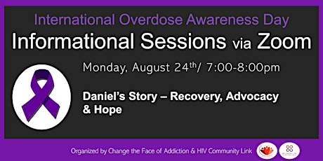 Daniel's Story: Recovery, Advocacy & Hope primary image