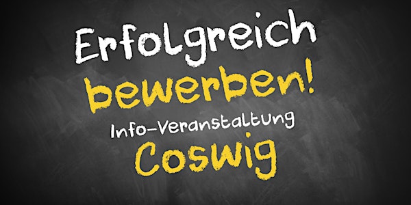 Bewerbungscoaching Infoveranstaltung AVGS Coswig