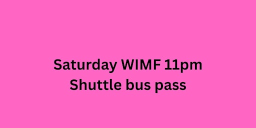 Immagine principale di Saturday Aug 9th 11pm Wolfe Island Music Festival Shuttle Bus