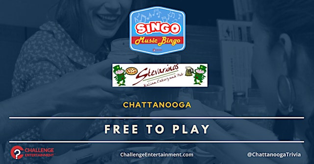 Image principale de Weekly SINGO Music Bingo Nights at Stevarino's - Chattanooga