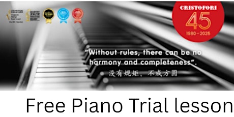 Imagem principal de FREE Piano Trial Lesson @ Cristofori Hougang