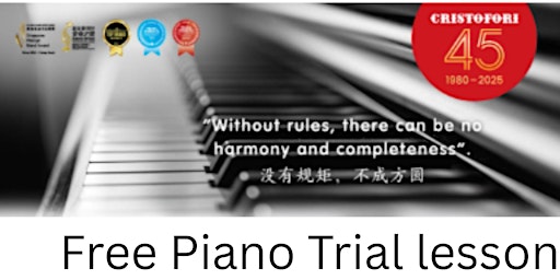 Image principale de FREE Piano Trial Lesson @ Cristofori Hougang