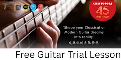 Image principale de FREE Guitar Trial Lesson @ Cristofori Hougang