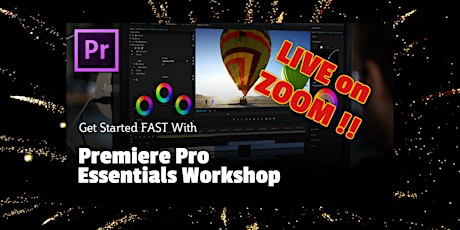 Adobe Premiere Pro LIVE online workshop with Andy Day primary image