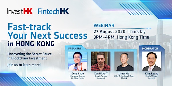 FintechHK Webinar - Fast-track Your Next Success in Hong Kong