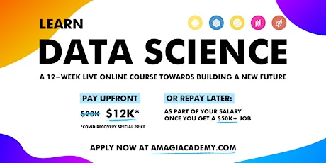 Learn Data Science (12-Week Live Online Course) primary image