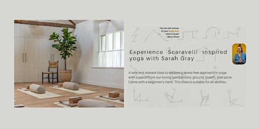 Taster Yoga Class - Experience Scaravelli inspired yoga with Sarah Gray primary image