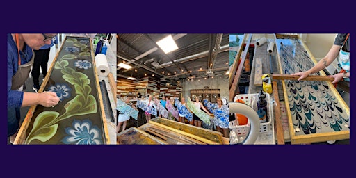 Imagen principal de Create a Silk Scarf, Water Marbling Workshop- ART WALK