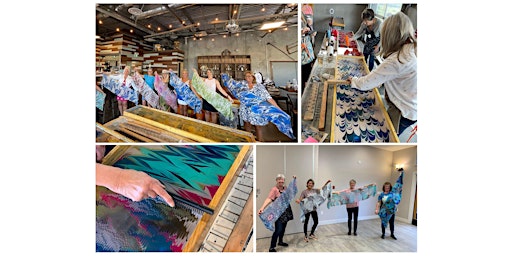 Image principale de Create a Silk Scarf, Water Marbling Workshop- ART WALK
