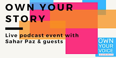 Own Your Story: Live Podcast Party primary image