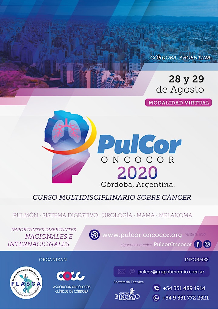 Imagen de PULCOR - ONCOCOR 2020 – Curso multidisciplinario sobre cáncer