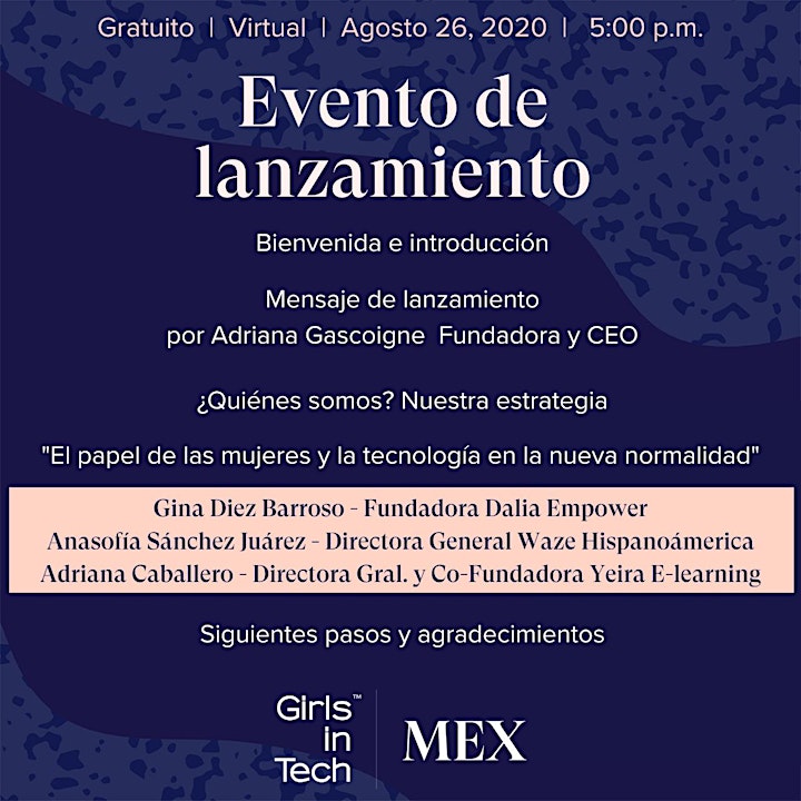 Girls in Tech México - Evento de lanzamiento image