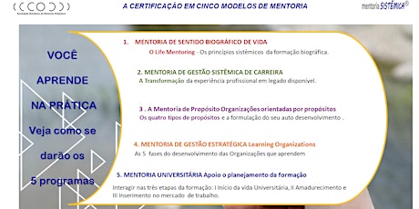 Image principale de CERTIFICAÇÃO INTERNACIONAL EM MENTORIA SISTÊMICA