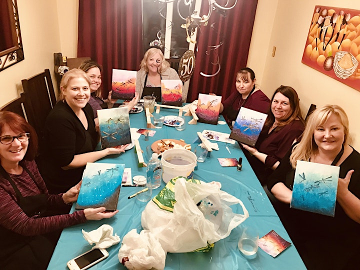 Paint Night online every Wednesday! image