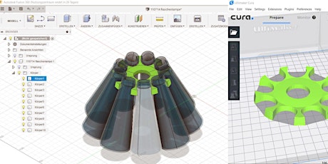 Online: 3D-Modelle für 3D-Druck (anhand Autodesk Fusion 360)