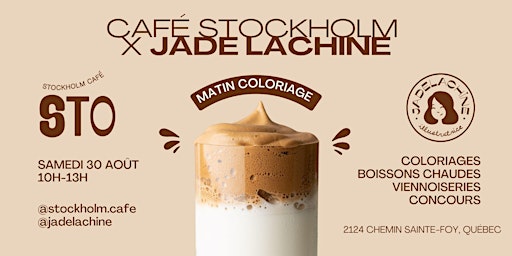 Image principale de Stockholm Café x Jade Lachine