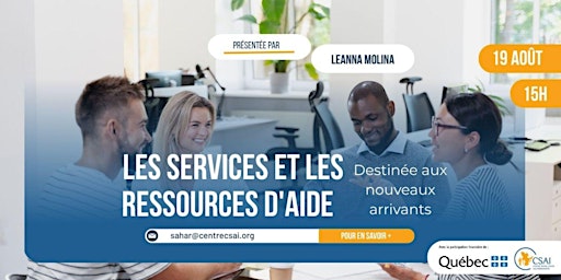 Image principale de Les services et les ressources d'aide pour les nouveaux arrivants