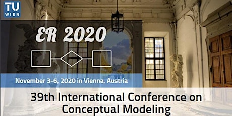 Hauptbild für ER2020, 39th International Conference on Conceptual Modeling, Nov 3-6, 2020
