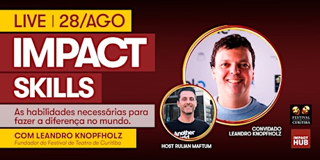 Imagem principal do evento LIVE Impact Skills com Leandro Knopfholz