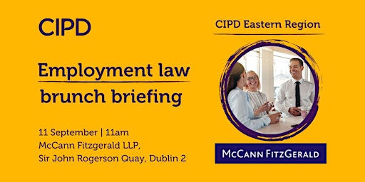 Image principale de Employment Law brunch briefing