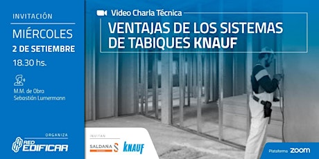 Video Charla Técnica: Ventajas de los sistemas de tabiques Knauf. Red Edif.