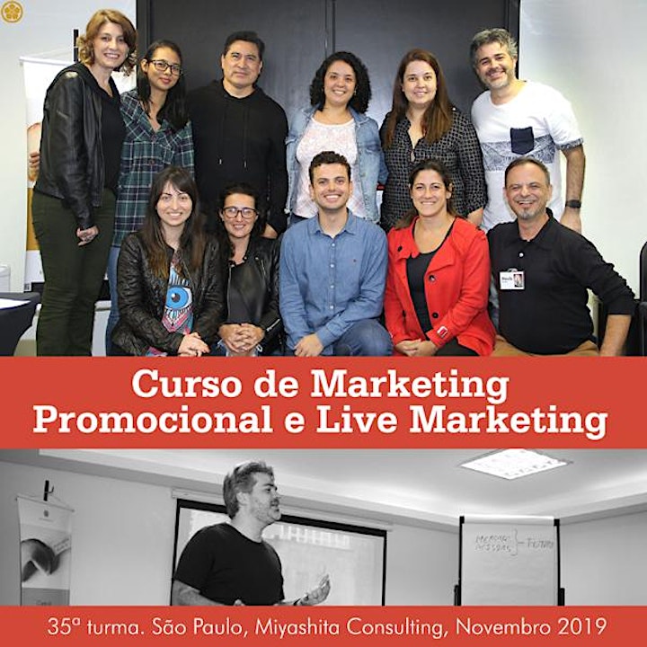 Imagem do evento Curso de Marketing Promocional e Live Marketing - 36ª turma. Em São Paulo