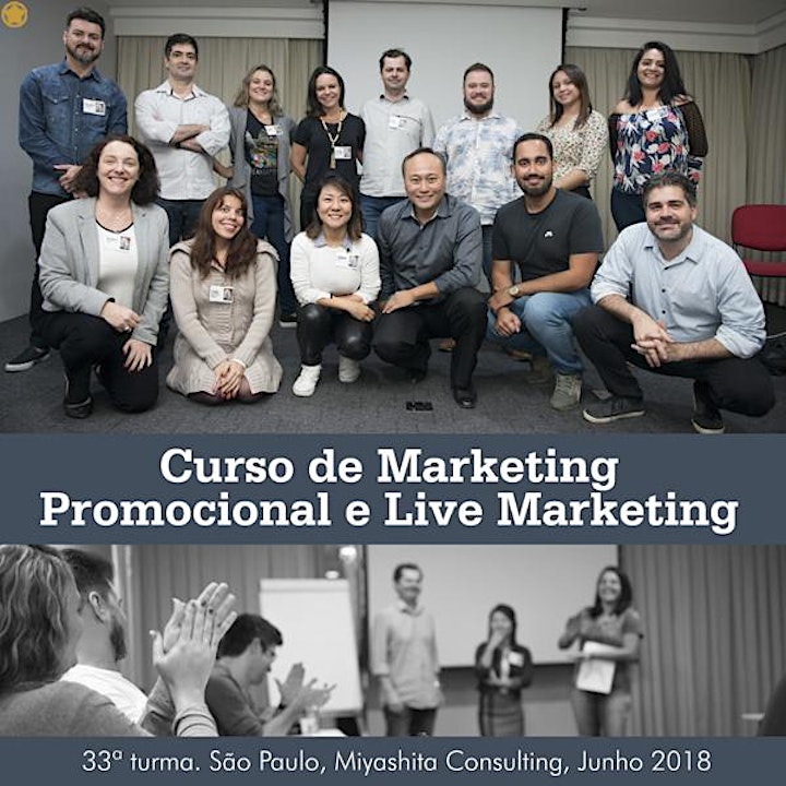 Imagem do evento Curso de Marketing Promocional e Live Marketing - 36ª turma. Em São Paulo