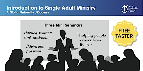 Introduction to Single Adult Ministry - FREE TASTER primary image