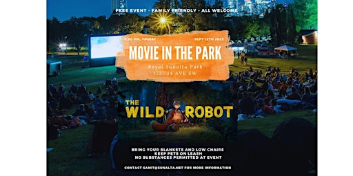 FREE Outdoor Movie in the Park Event primary image