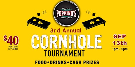 Peppinos Downtown Grand Rapids Cornhole Tournament 3rd Annual primary image