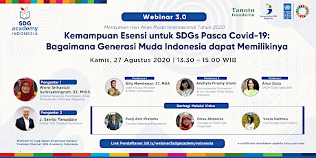 Webinar SDG Academy Indonesia: Skills untuk SDGs Pasca Covid-19 primary image
