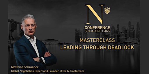 Image principale de Leading through Deadlock – One-Day Masterclass w/ Matthias Schranner