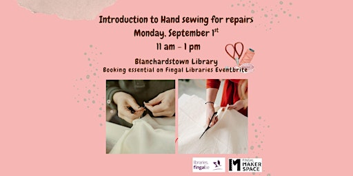 Image principale de Introduction to hand sewing for repairs for Adults