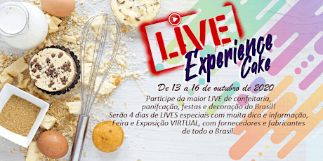 Imagem principal do evento LIVE Experience Cake Art Nordeste 2020