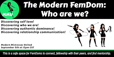 The Modern FemDom: Who are we? | MMU Fellowship primary image