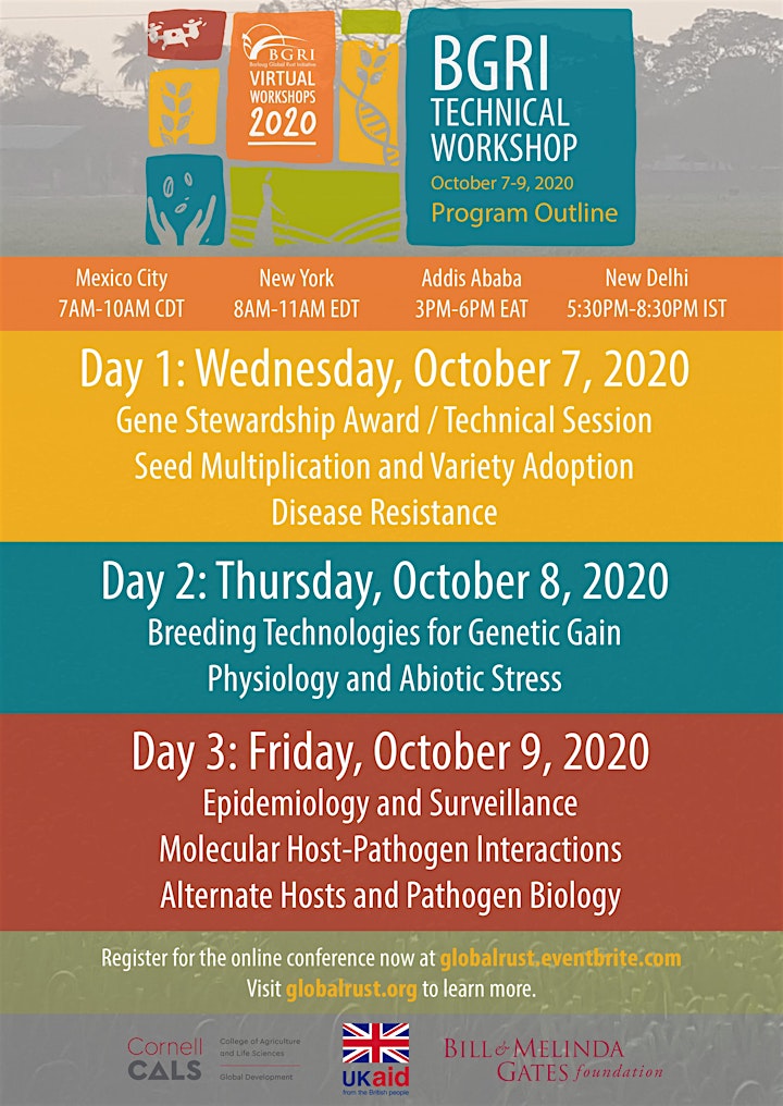 Borlaug Global Rust Initiative Technical Workshop 2020 image