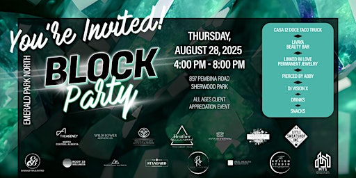 Image principale de Summer send off Block Party and Client Appreciation Celebration!