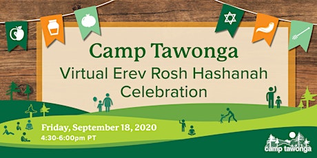 Camp Tawonga Virtual Erev Rosh Hashanah Celebration primary image