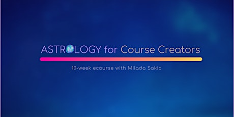 Astrology for Course Creators 2020 primary image