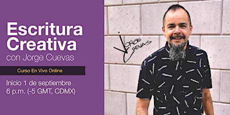 Imagem principal do evento Escritura Creativa con Jorge Cuevas - Curso Online