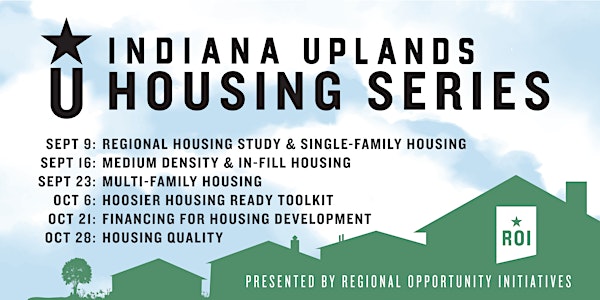 Indiana Uplands Housing Webinar Series