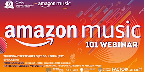 CIMA & Amazon Music Presents: Amazon Music 101