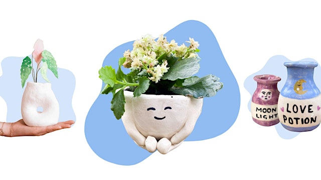 Image principale de Make Your Own Plant Pot or Vase Pottery Workshop -