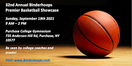 COACHES REGISTRATION -  32nd ANNUAL BINDERHOOPS PREMIER BASKETBALL SHOWCASE primary image