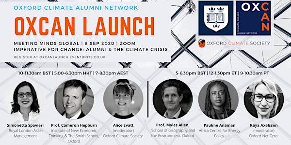 Oxford Climate Alumni Network Launch