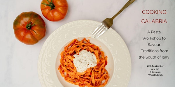 Calabrian pasta making