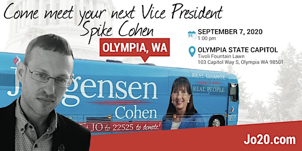 Spike’s Bus Tour: Spike Cohen comes to Olympia, WA